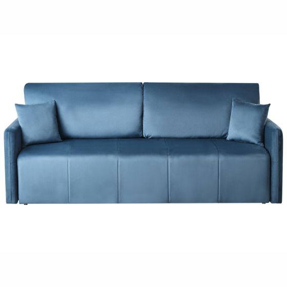 Bäddsoffa 3-sits EGGE Sammet Blå