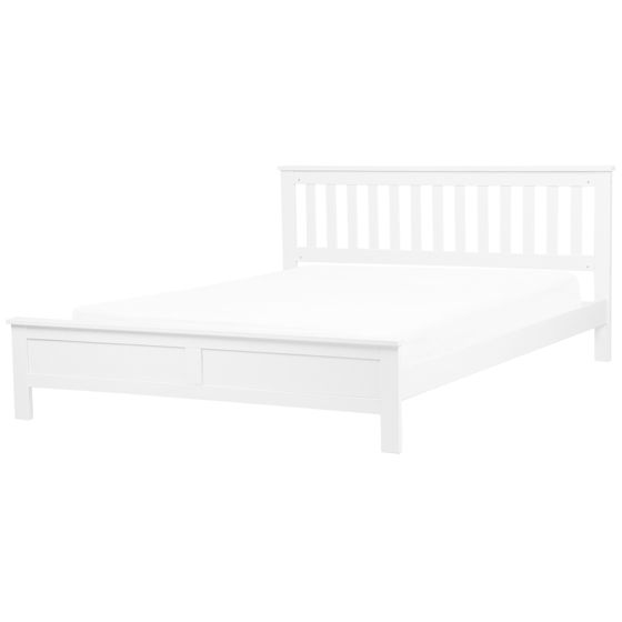 Säng med lamellram Furu MAYENNE 180 x 200 cm Vit