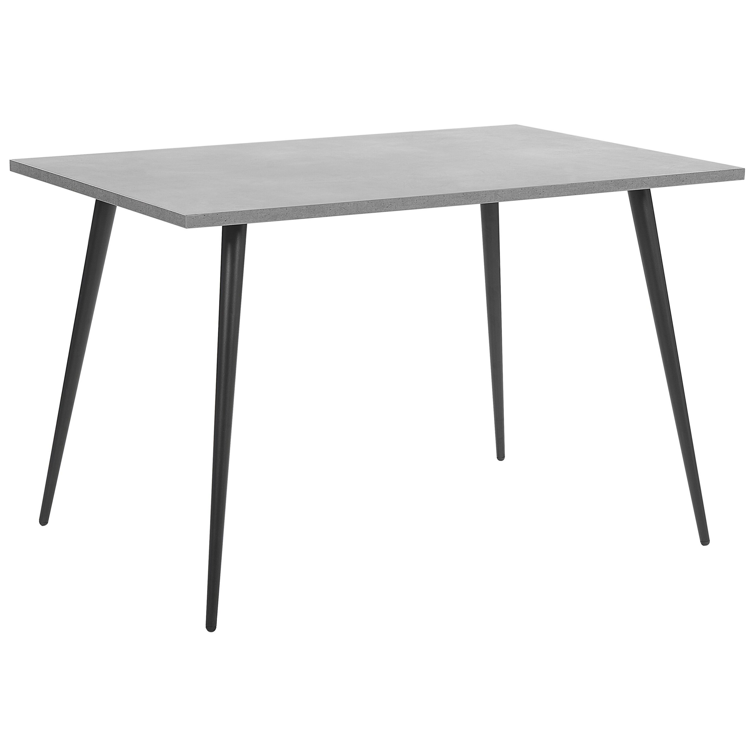 Matbord SANTIAGO Grå betongeffekt 120 cm 80 cm