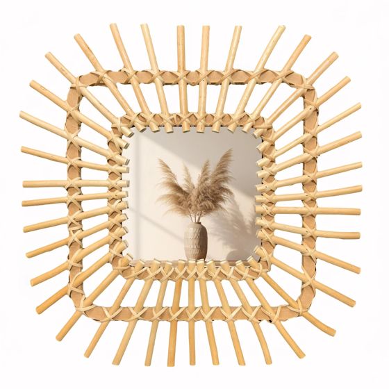 REA spegel QDJ071 45cm Beige 45x45x2,5cm