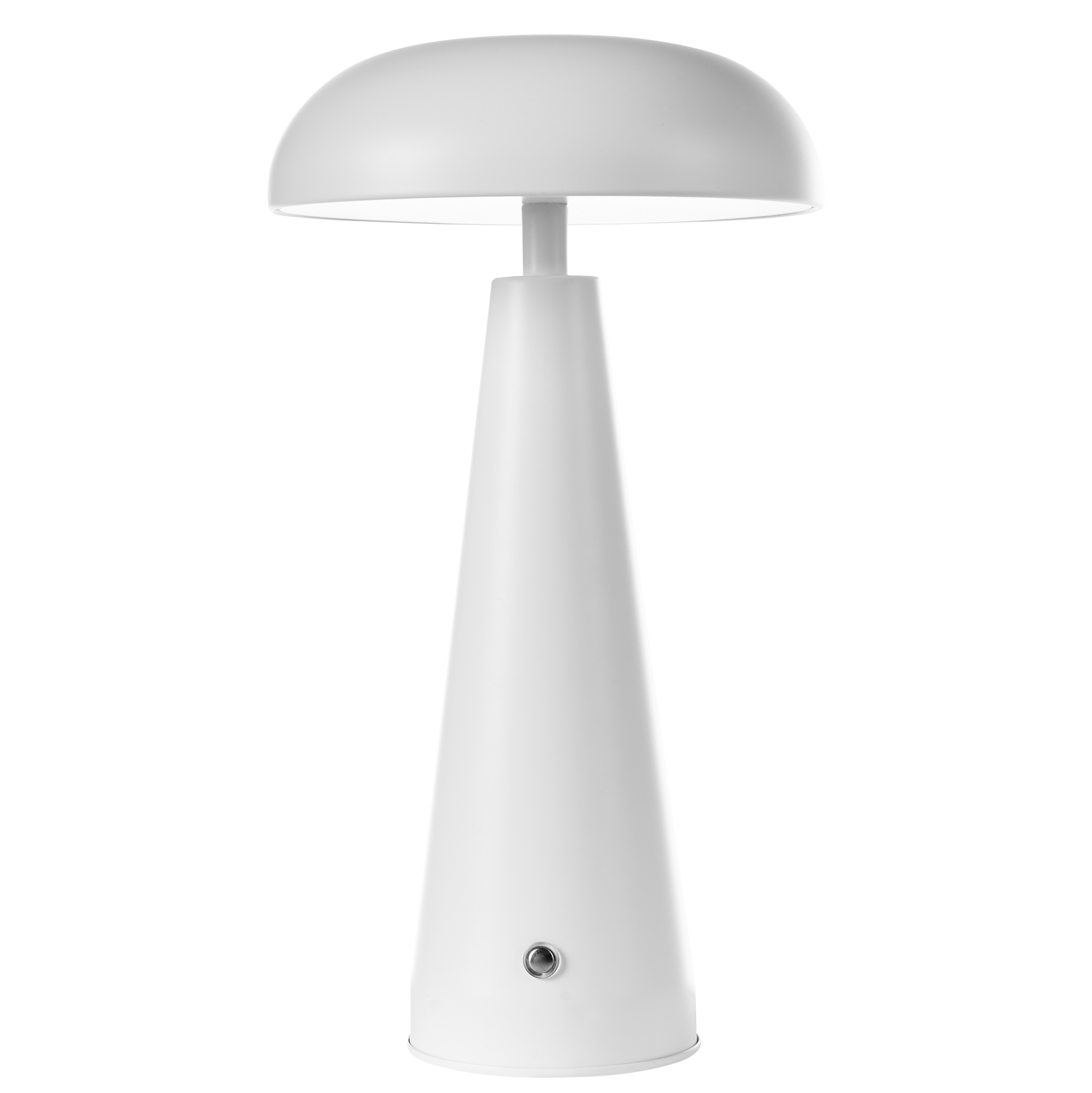 Trådlös LED-bordslampa BOCONO med dimmer Metall Vit