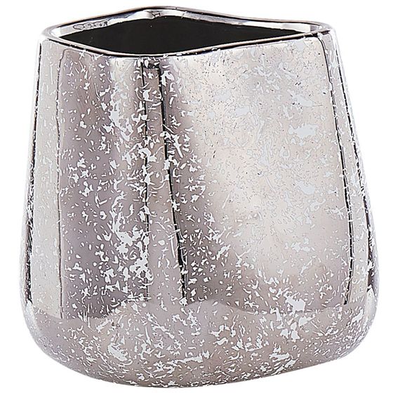 Dekorationsvas CIRTA 20 cm Stengods Silver