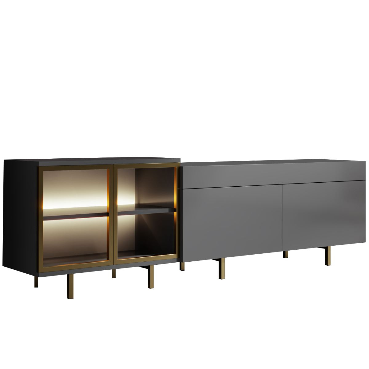 Norda Design TV-bänk Vienna 37 x 190 x 57 cm