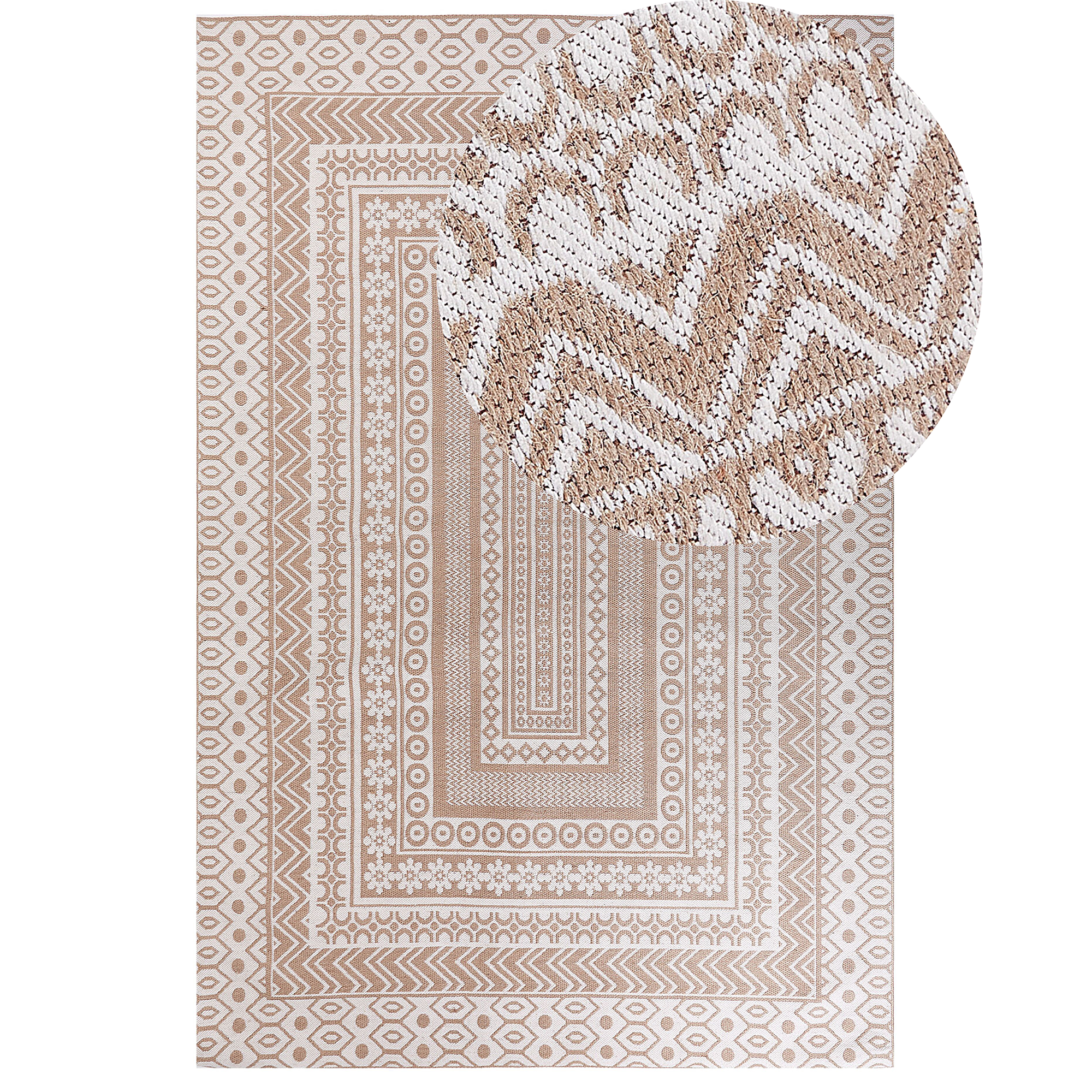 Matta BAGLAR Vit 200 x 300 cm Jute