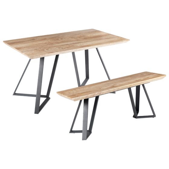 Matgrupp UPTON Ljusbrun 2-sits