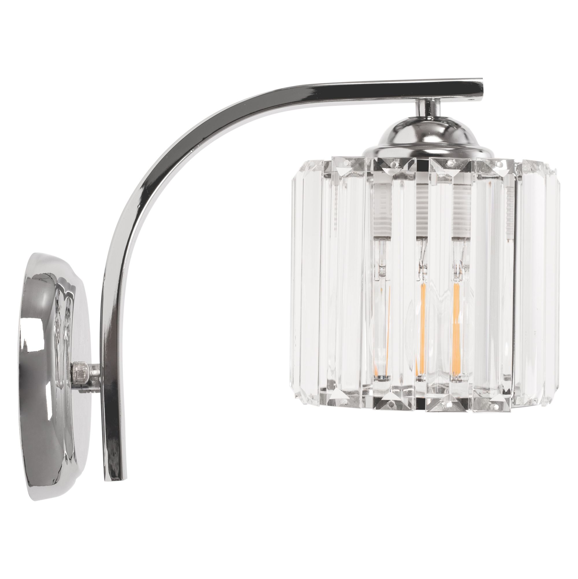 TOOLIGHT vägglampa APP509-1W Krom 20x13x10cm