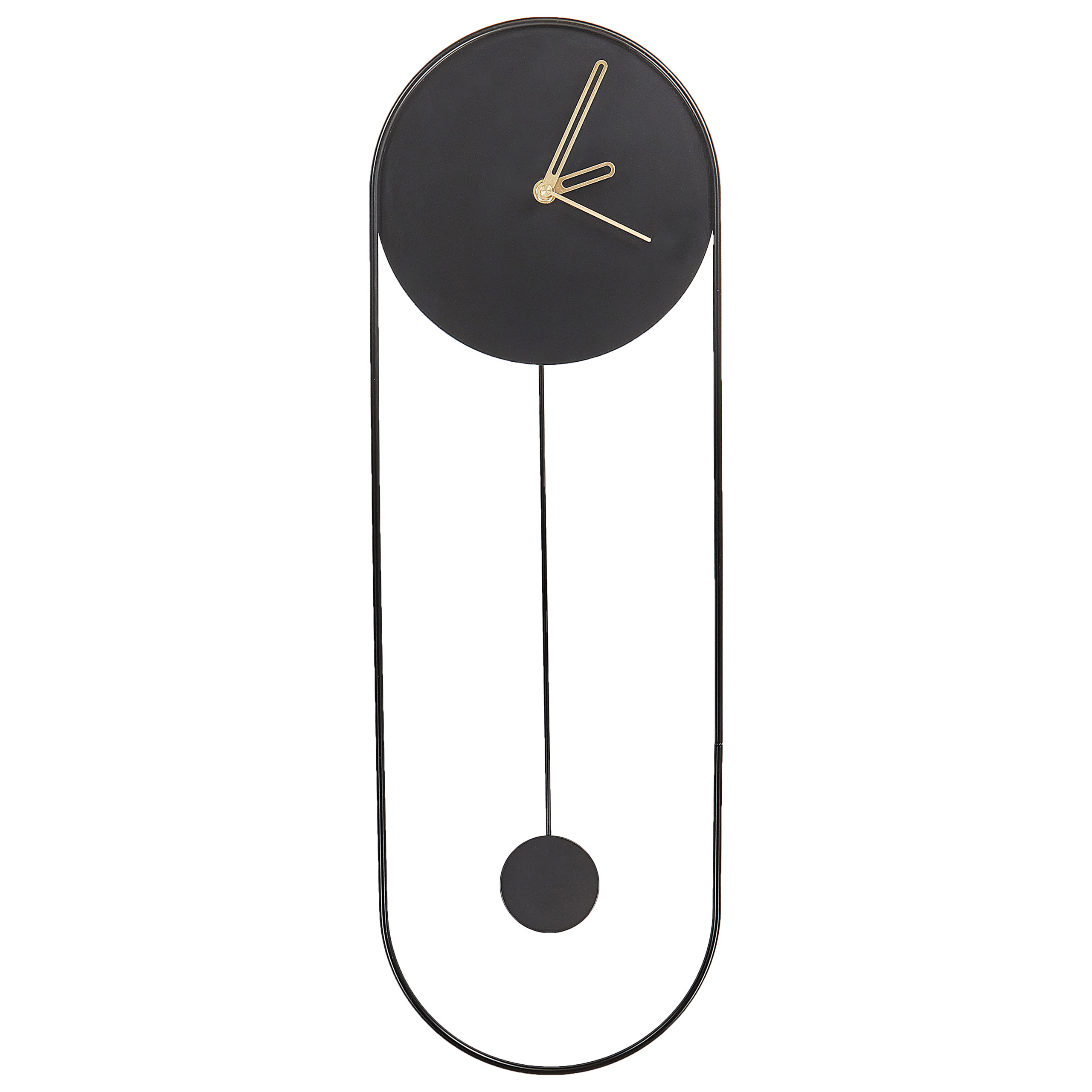 Pendelur SALVAN 20 cm Metall Svart