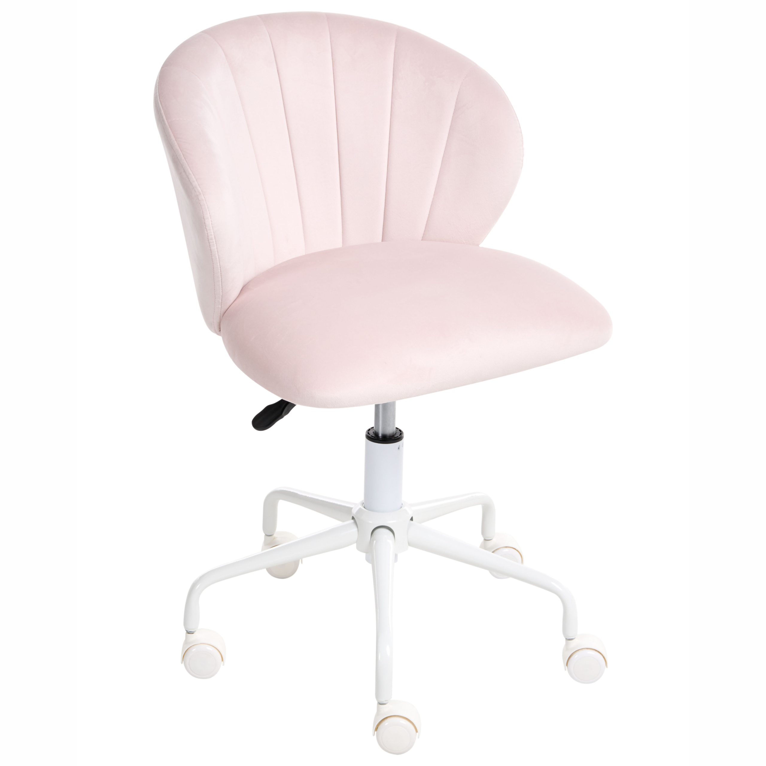 Skrivbordsstol CHEERFUL Sammet Pastellrosa
