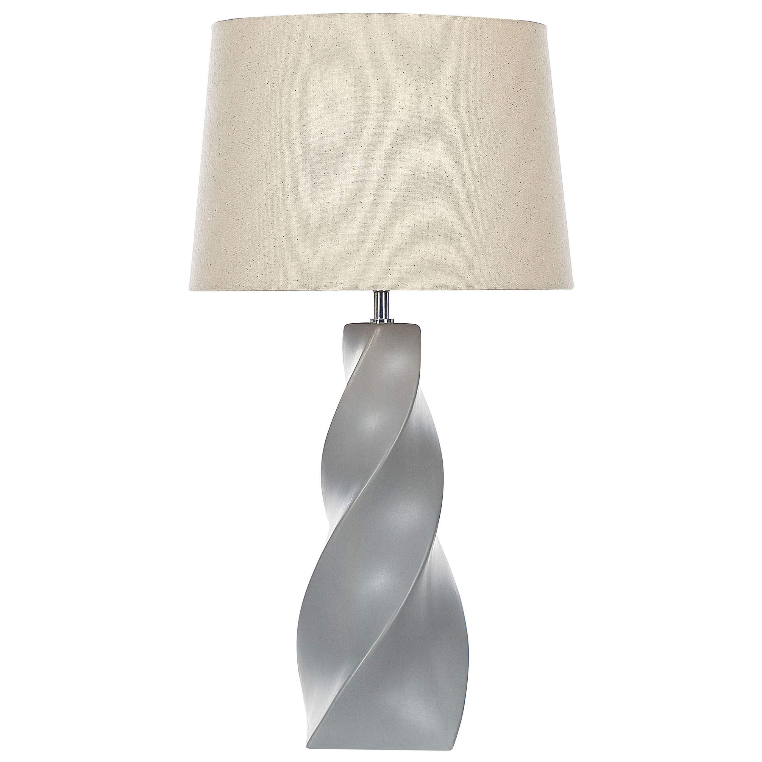Bordslampa BELAYA Keramik Grå