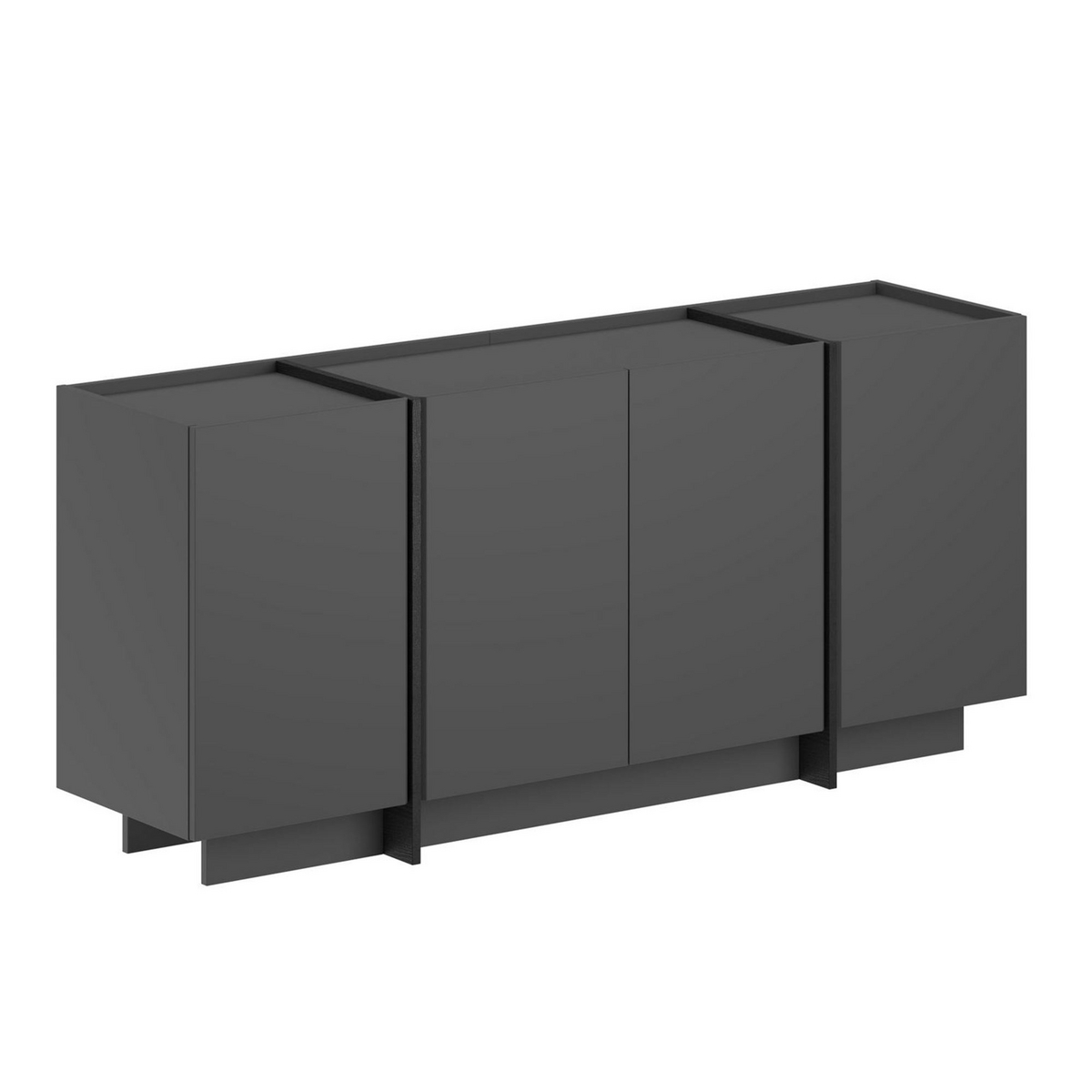 Norda Design modernt konsolbord, 180 cm | 100 % melaminbelagt, dämpade gångjärn, 18 mm