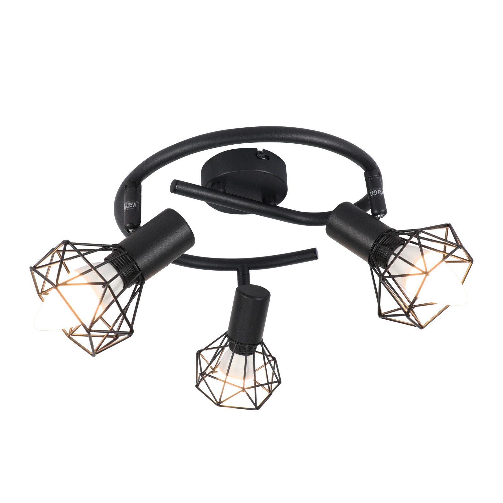 NETTLIFE - takspotlight i svart metall