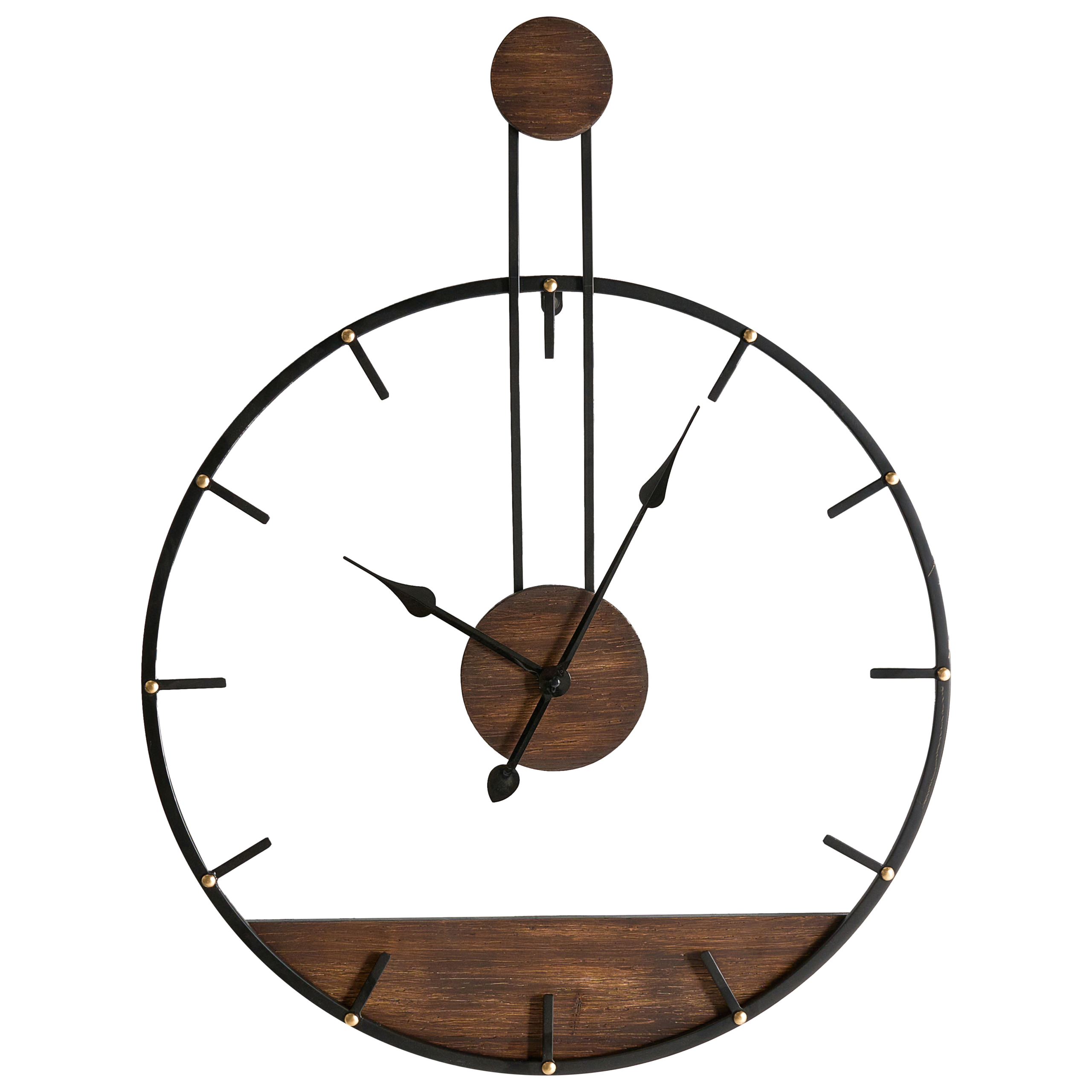 Väggklocka TAUGON 60 cm Metall Svart