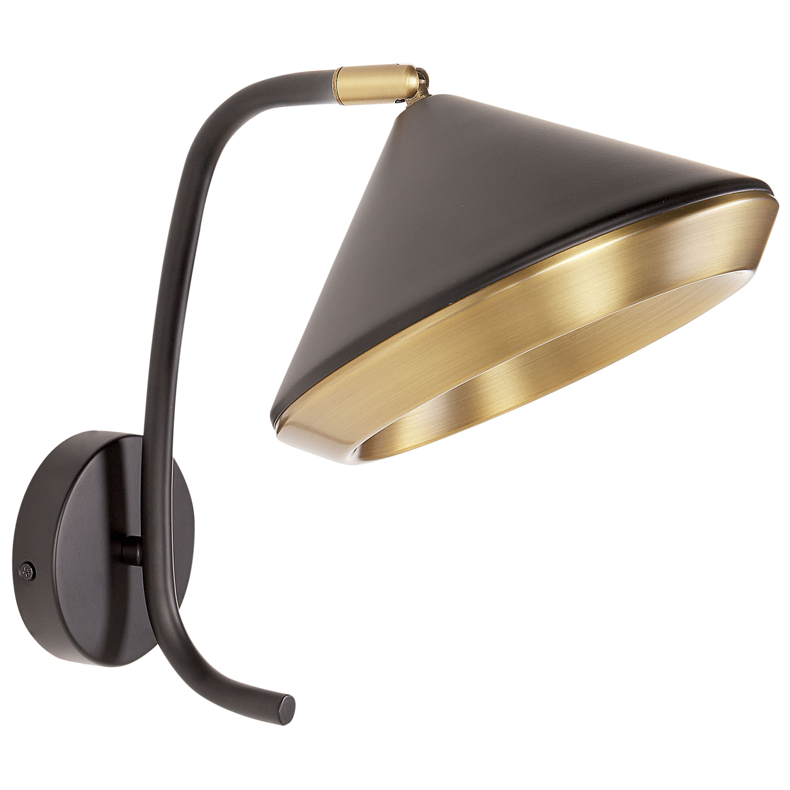 Spotlightlampa MOKVI Justerbar Metall Svart