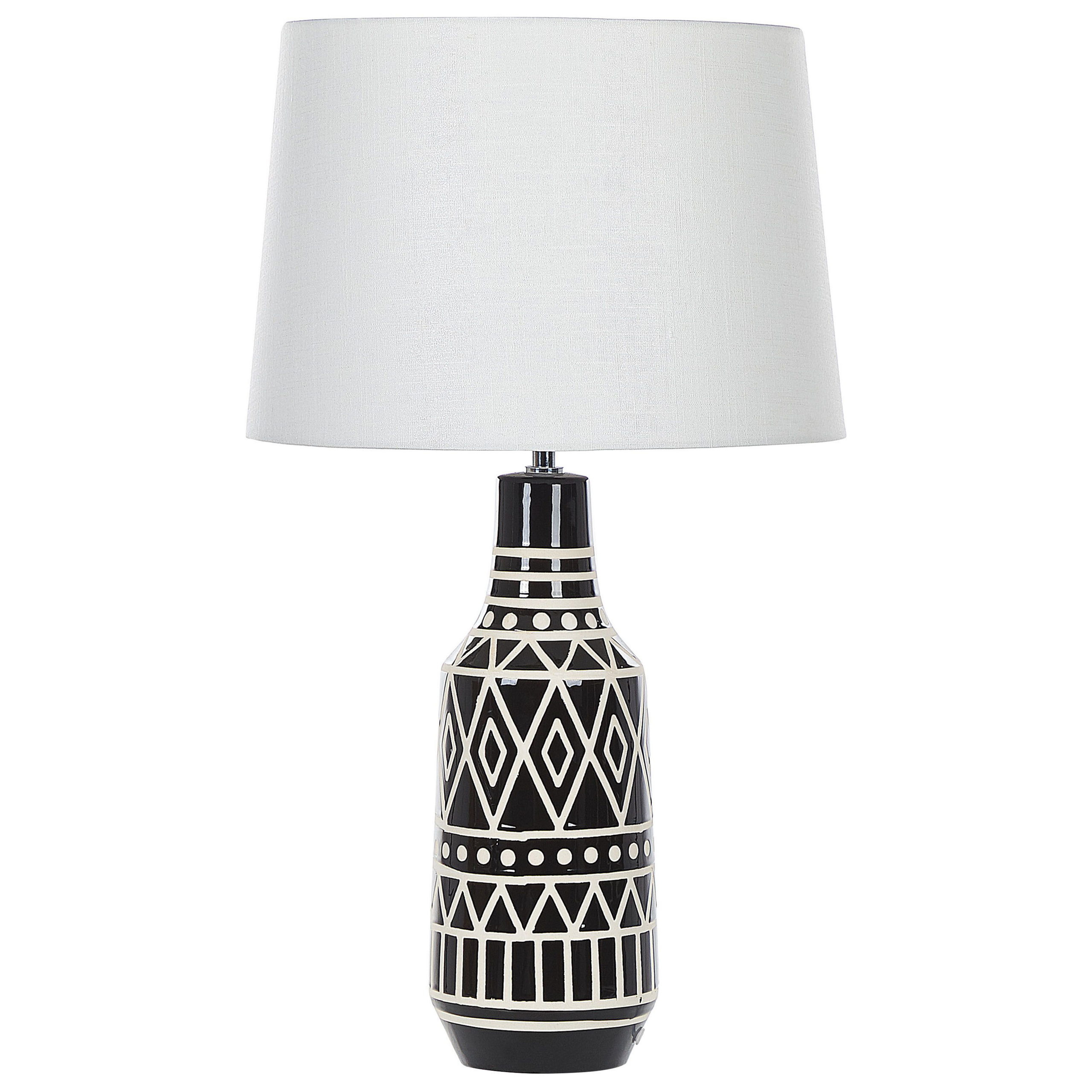 Bordslampa SHEBELLE Keramik Svart