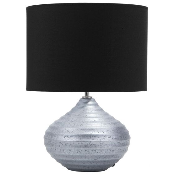 Bordslampa KUBAN Keramik Silver