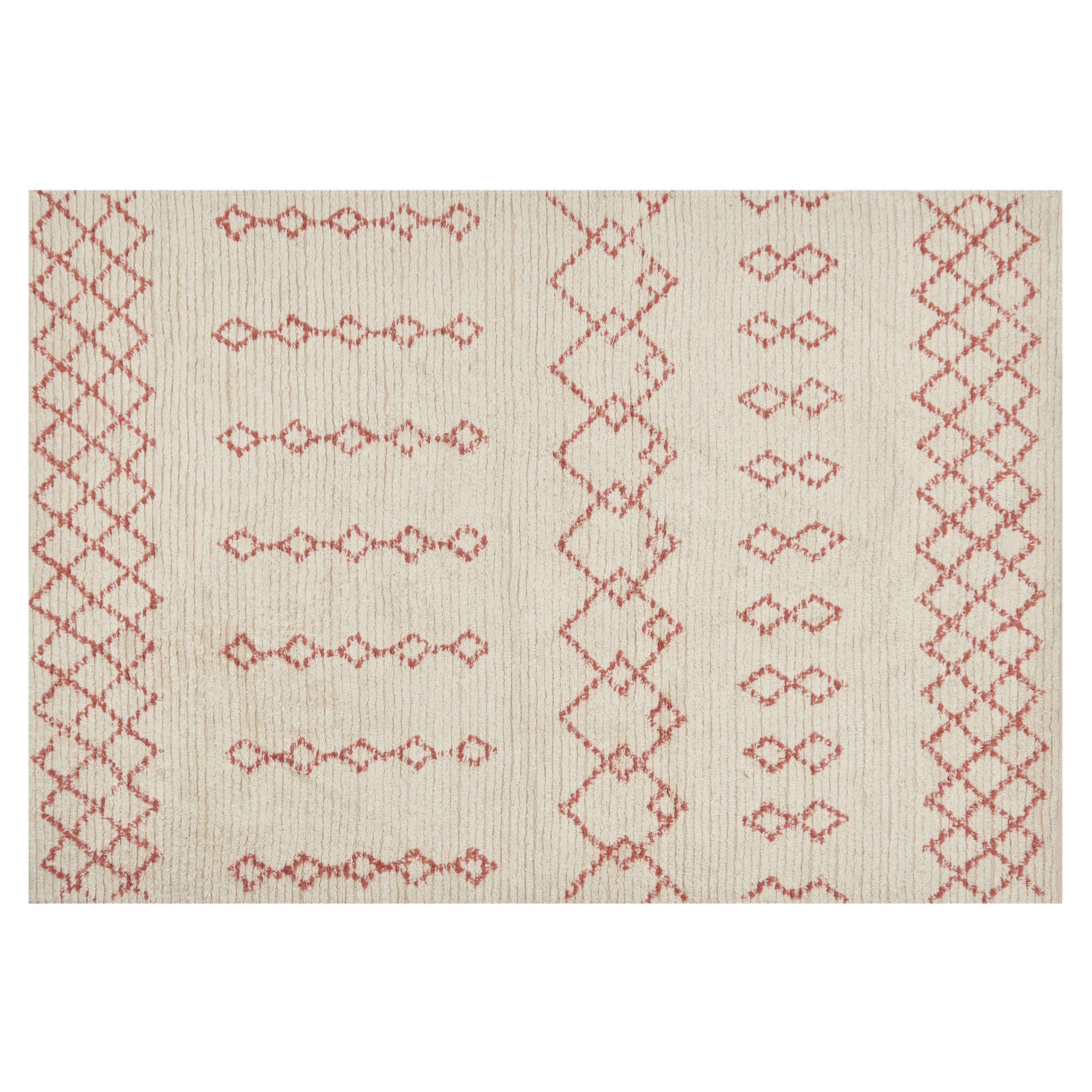 Matta BUXAR Beige 140 x 200 cm Bomull