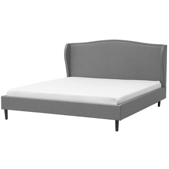 Säng med lamellram COLMAR 180 x 200 cm Grå