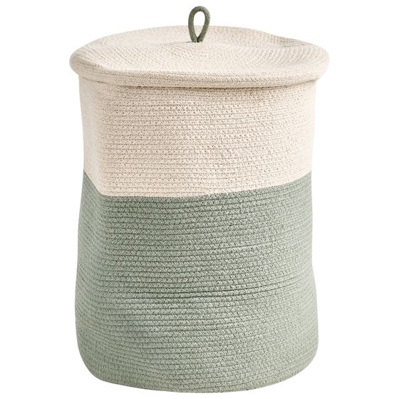 Korg SILOPI Bomull Ljusbeige/ Grön