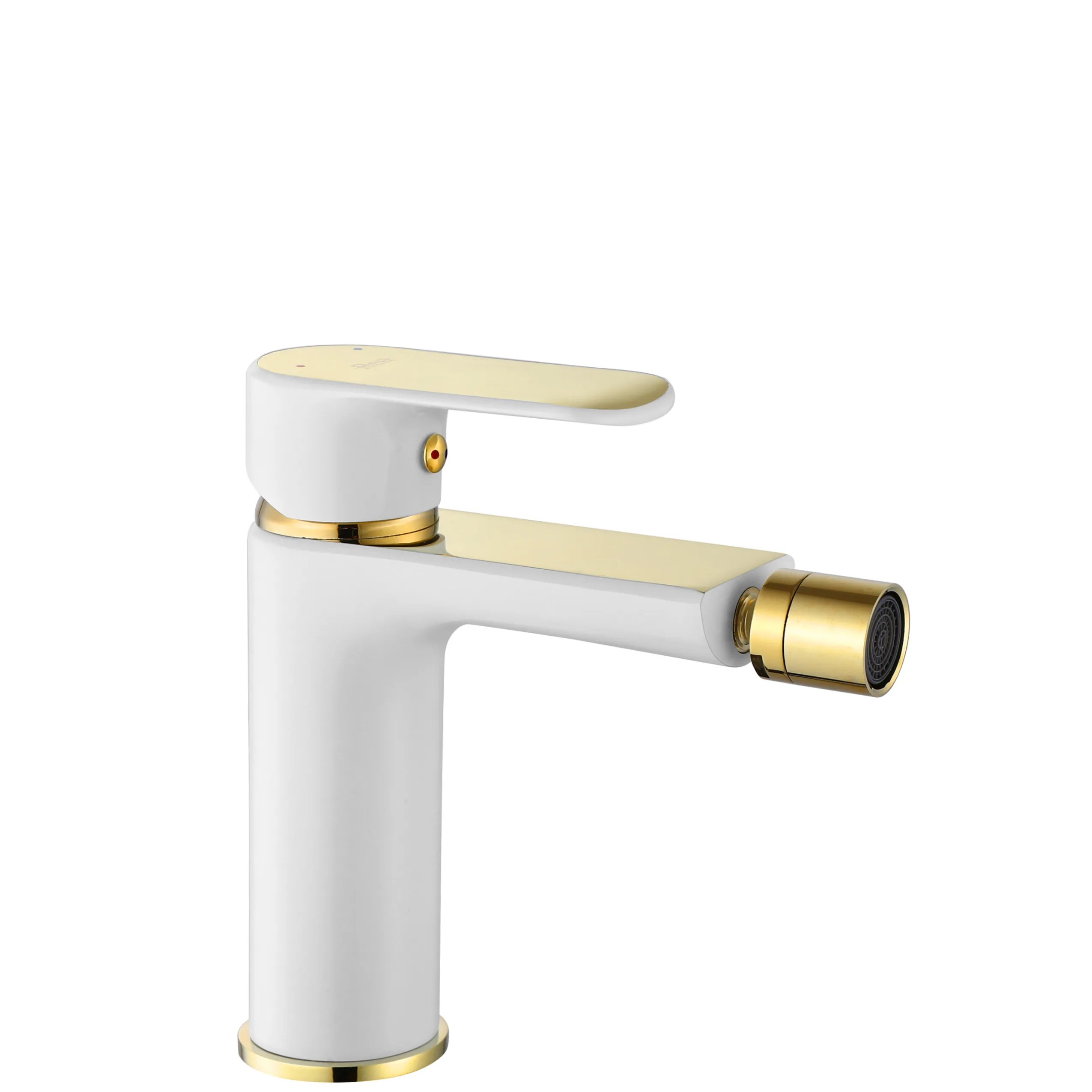 REA Bidetblandare MY1805-9WG BLOOM Vit/Guld, 16x4,8x16cm