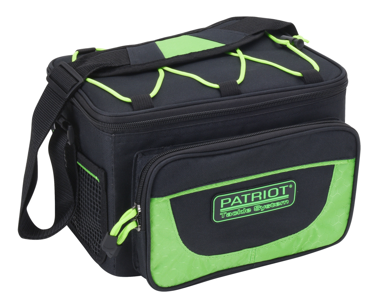 Patriot Tackle System Medium grön/svart betesväska, inklusive 4 betesaskar i storlek Medium