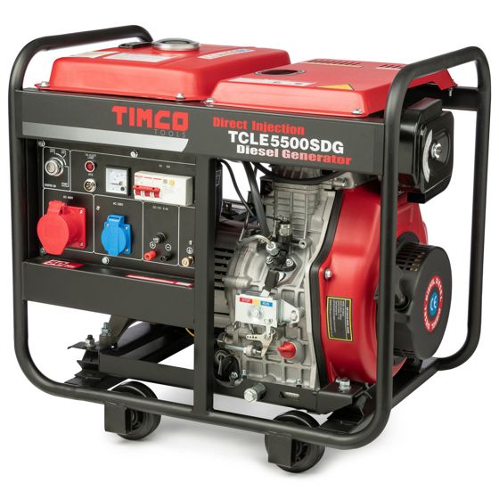 Timco dieselgeneratorset TCLE5500SDG 400V