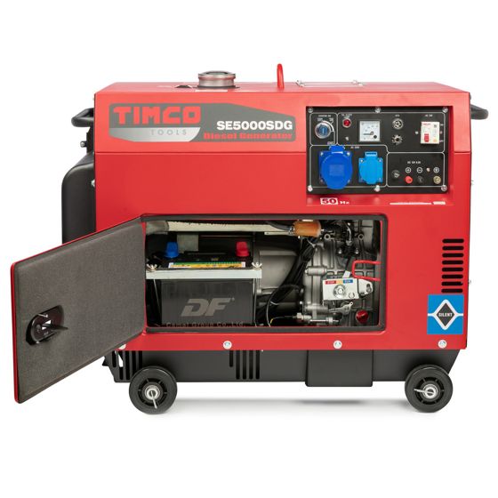 Timco dieselgeneratorset SE5000SDG 230V