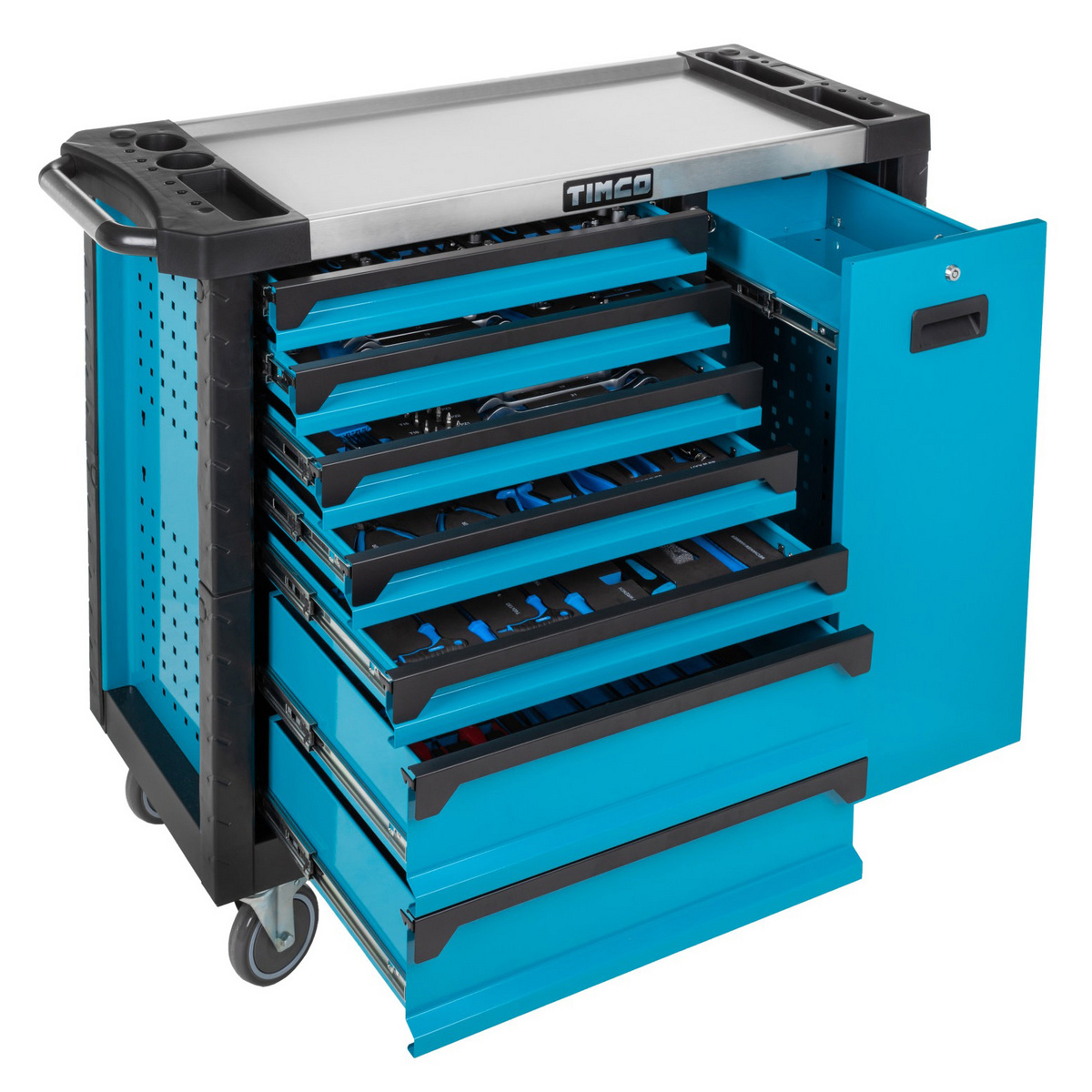 Timco verktygsvagn med verktyg Elite 7+1 ltk 275-delad