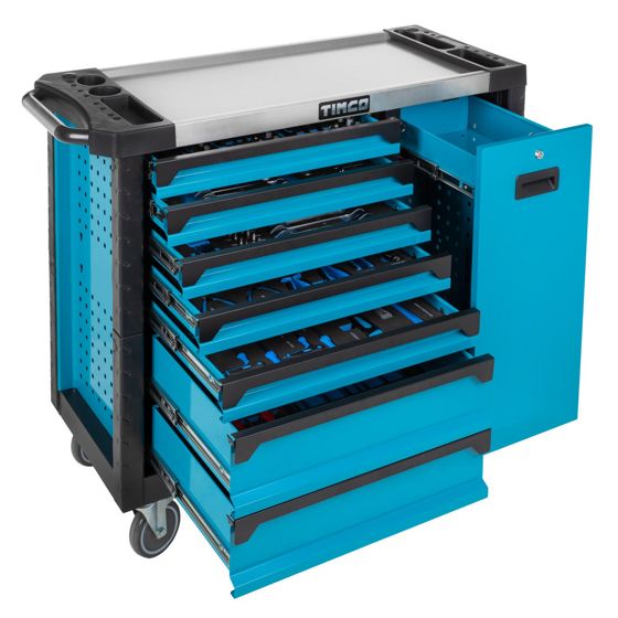 Timco verktygsvagn med verktyg Elite 7+1 ltk 275-delad