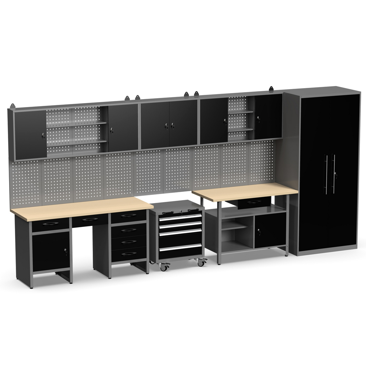 Timco verktygsskäp Elite+ 450x60x205 cm