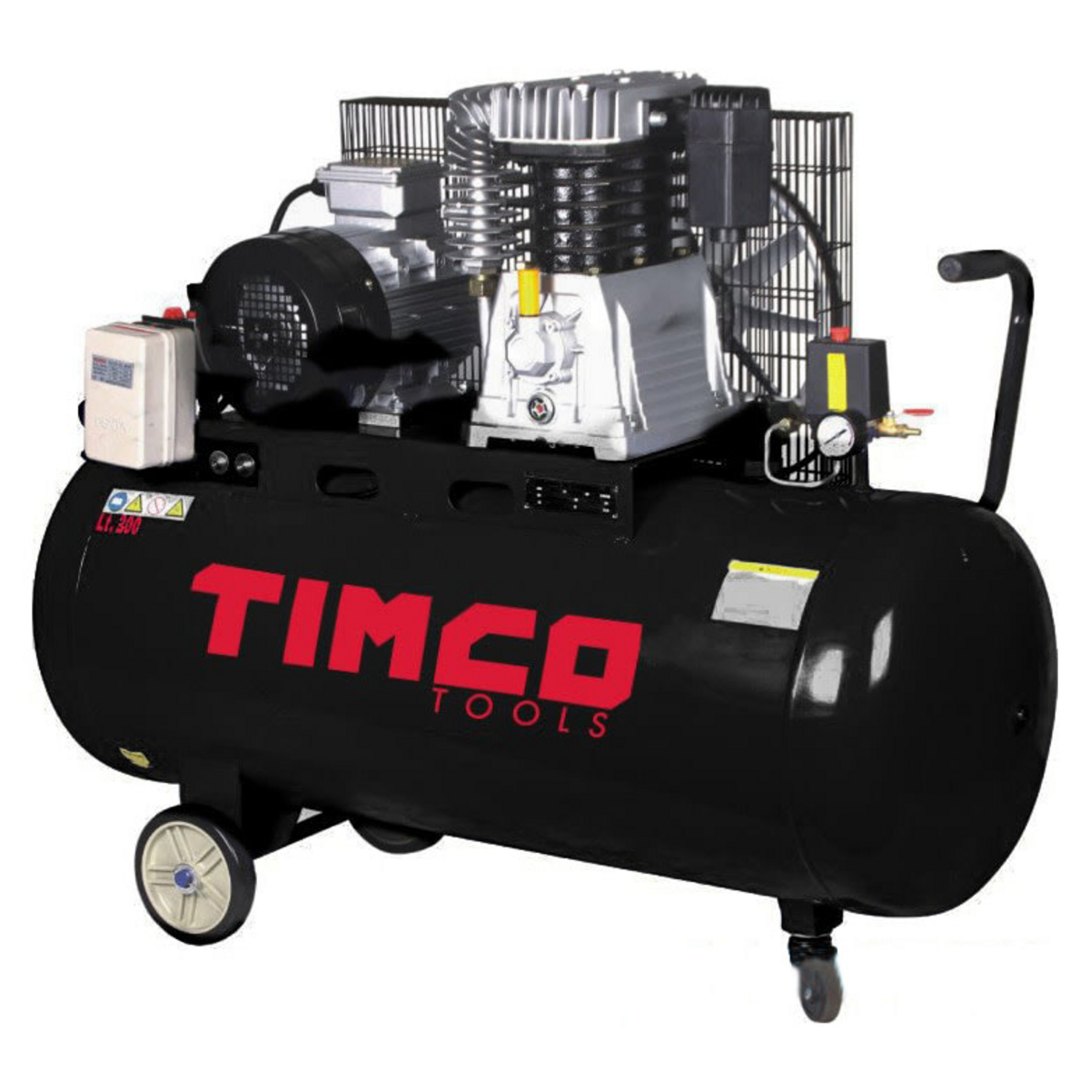 Timco remdriven kompressor 5,5 HP 300 l