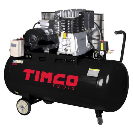 Timco remdriven kompressor 5,5 HP 300 l