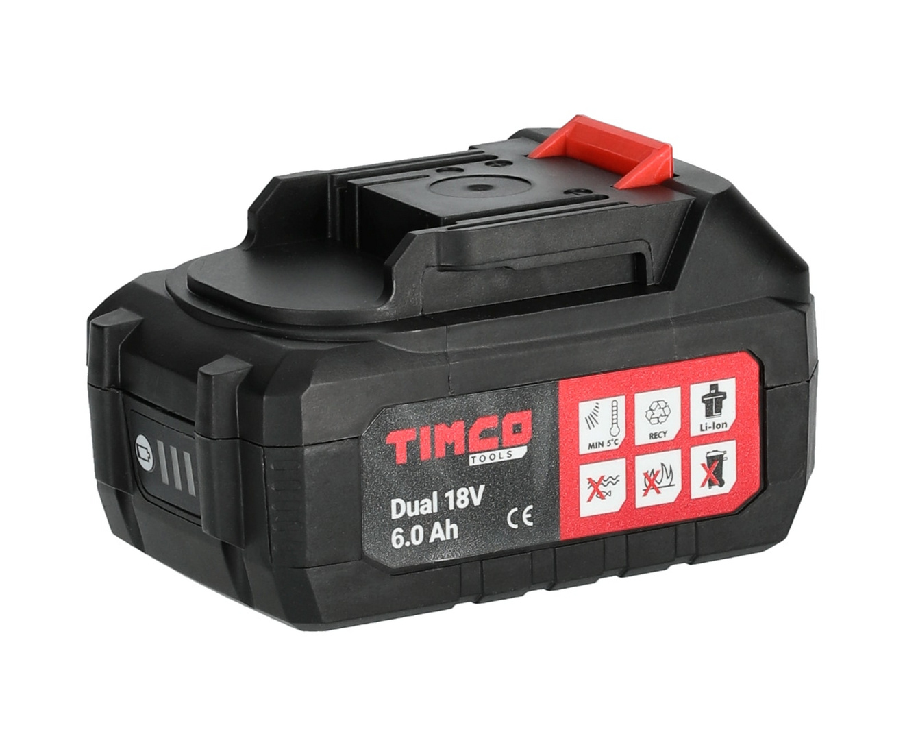 Timco batteriladdningsindikator Dual 18V 6Ah