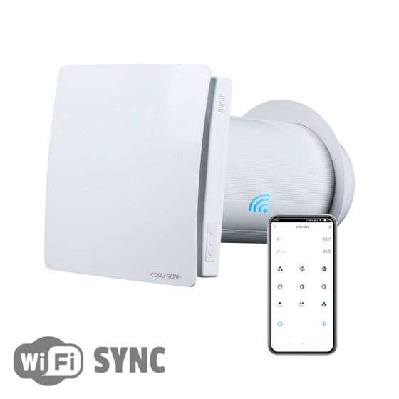 Cooltron ventilationsaggregat med värmeåtervinning Reco 60 SYNC WIFI