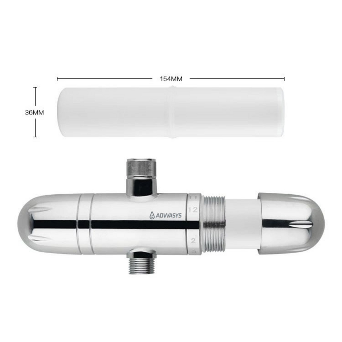 Adwasys ersättningsfilter för Vitalfresh-02 duschfilter