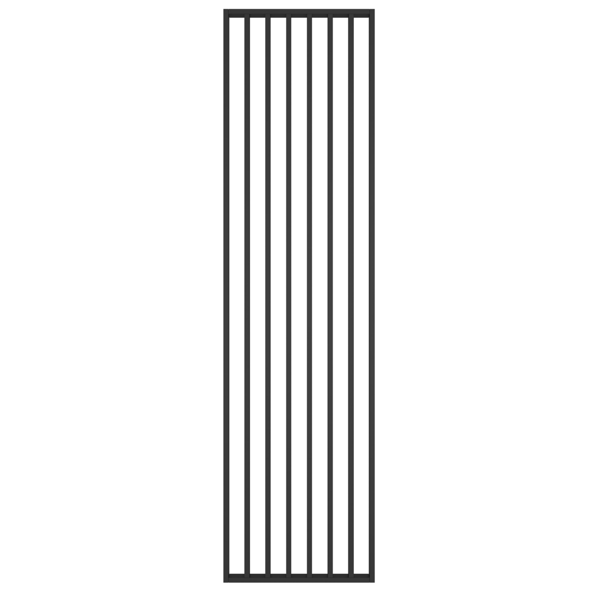 Evella rumsavdelare DIY svart utdragbar