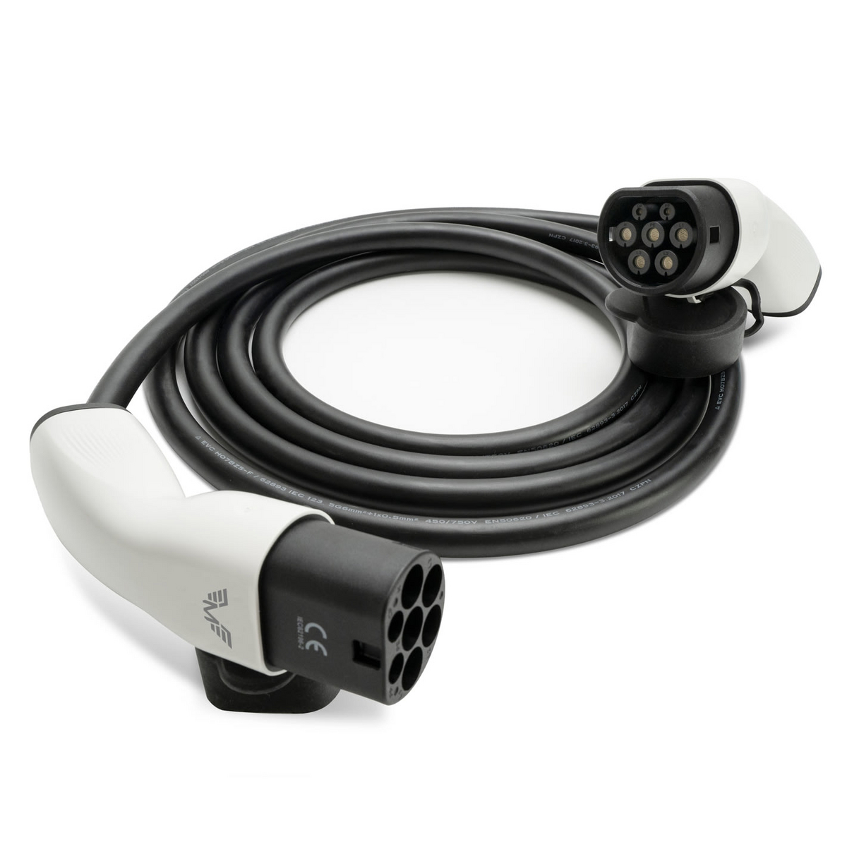 Motorwerk laddkabel för elbil EVSE Type2 3.6 kW 5 m