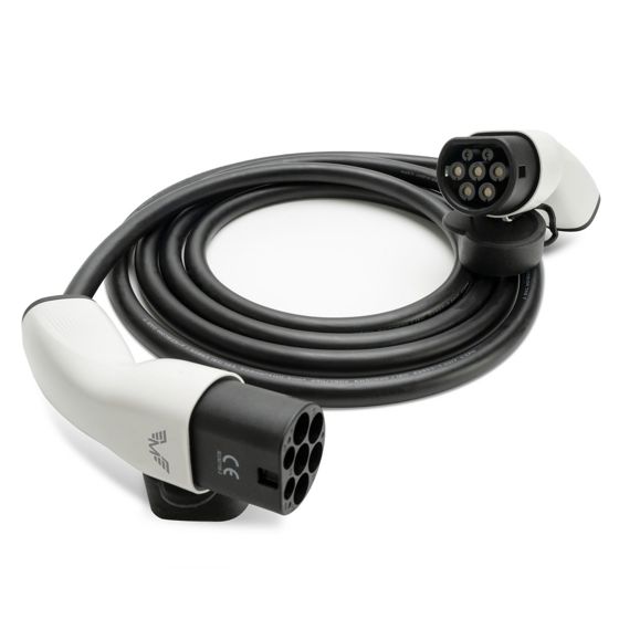 Motorwerk laddkabel för elbil EVSE Type2 3.6 kW 5 m