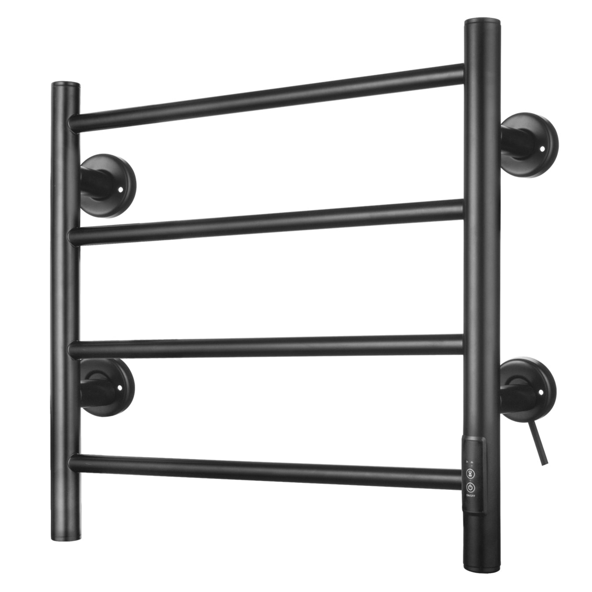 Innosanit 4-strip handdukstork 50 W matt svart