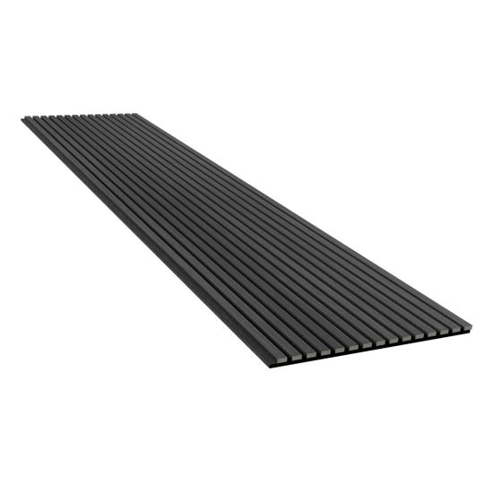 Evella akustikpanel VN27 2400x600 mm svart ekfaner