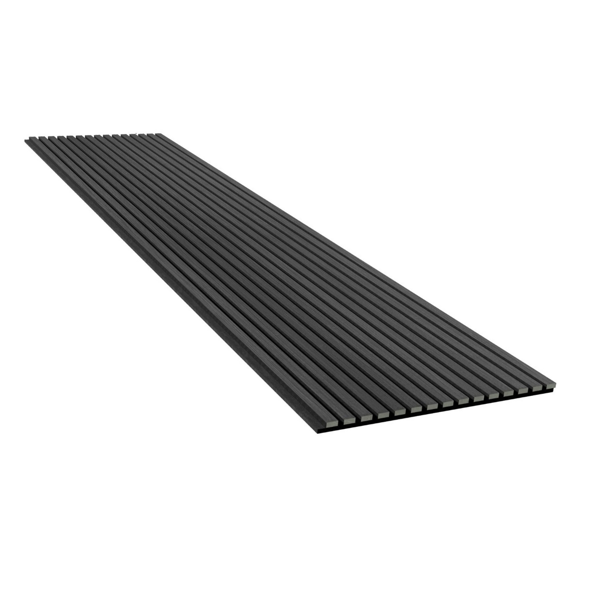 Evella akustikpanel VN40 2400x600 mm svart ekfaner