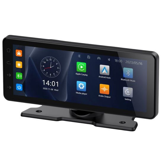 Motorwerk carplay / mirrorlink multimediaspelare med 6.86" pekskärm