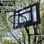 ProSport ungdoms basketkorg 2,1-2,6m, Black Edition