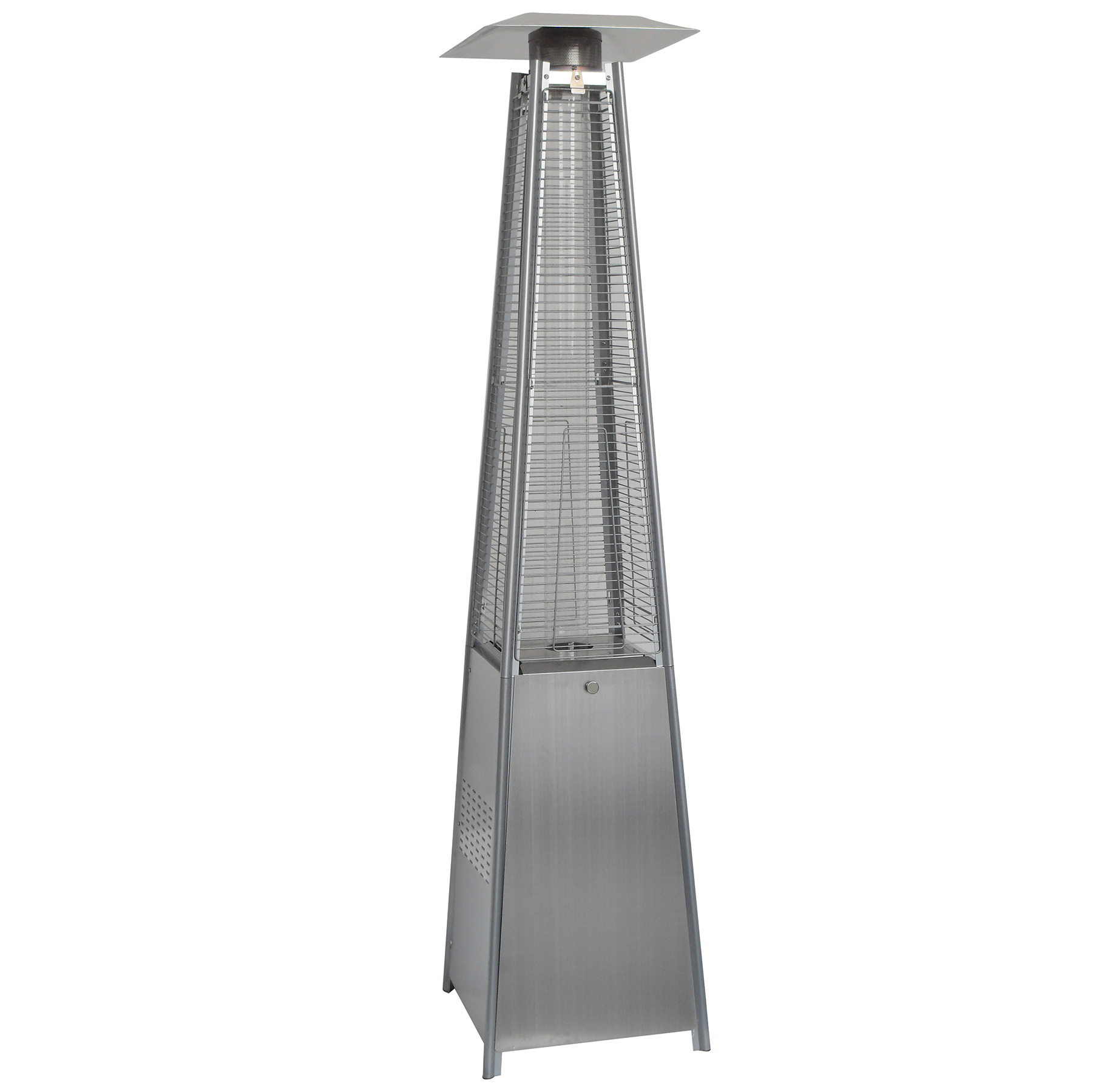 Fornorth Terrassvärmare Pyramid, 13kW gasdriven, rostfritt