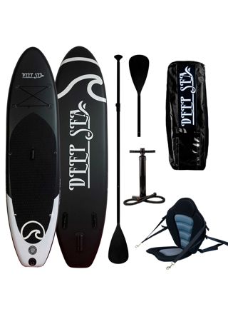Deep Sea SUP-brädset Kayak Pro 300cm, Svart