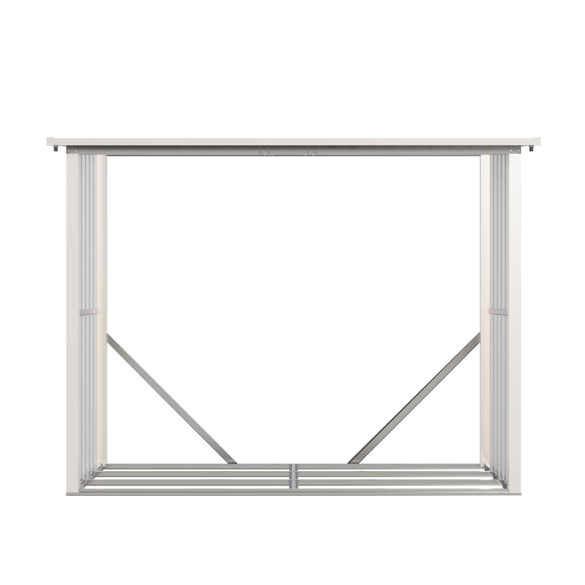 Fornorth Vedskjul 242x89x190cm (2,15m2)