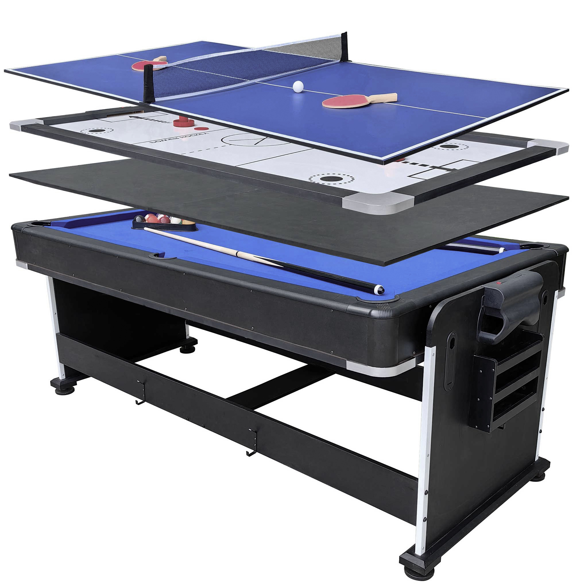 Nordcore Biljardbord 7´4-IN-1