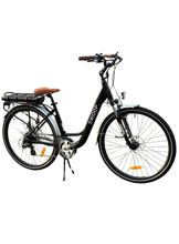 Swoop Elcykel för Stadskvinnor, 28", Svart