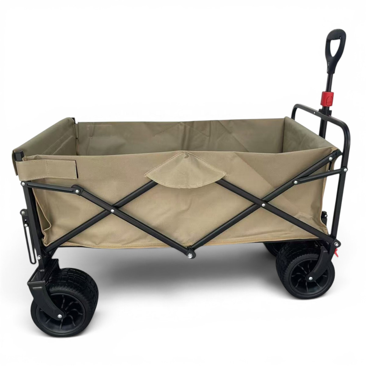 Fornorth Trädgårdsvagn 115x61x105cm 100kg, beige