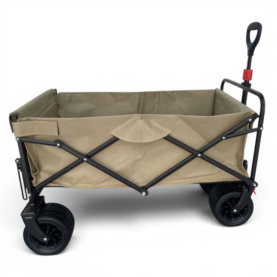 Fornorth Trädgårdsvagn 115x61x105cm 100kg, beige