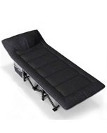 Nordcore Tältsäng Premium, Svart-210x80x40cm - max 280kg